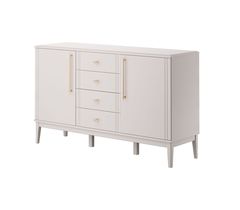 ДЖАЛИ Комод 4ящика (лак льняной)